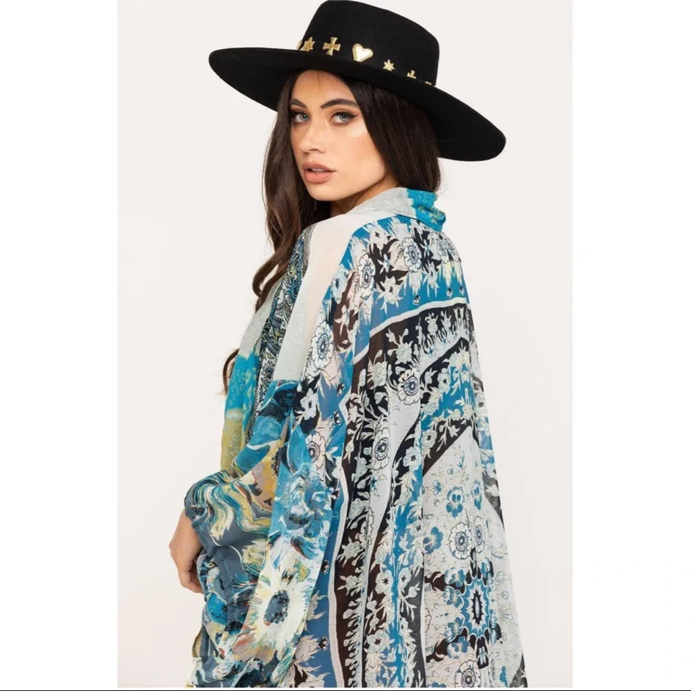 Free People Multicolor Bohemian Kimono - Picture 5 of 15